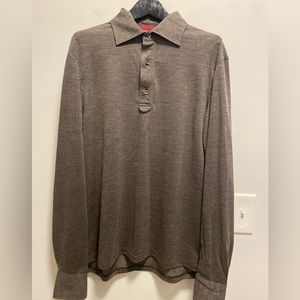 ISAIA L/S Polo Medium $695